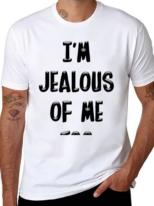 Jealous Of Me Graphic Tee - Black