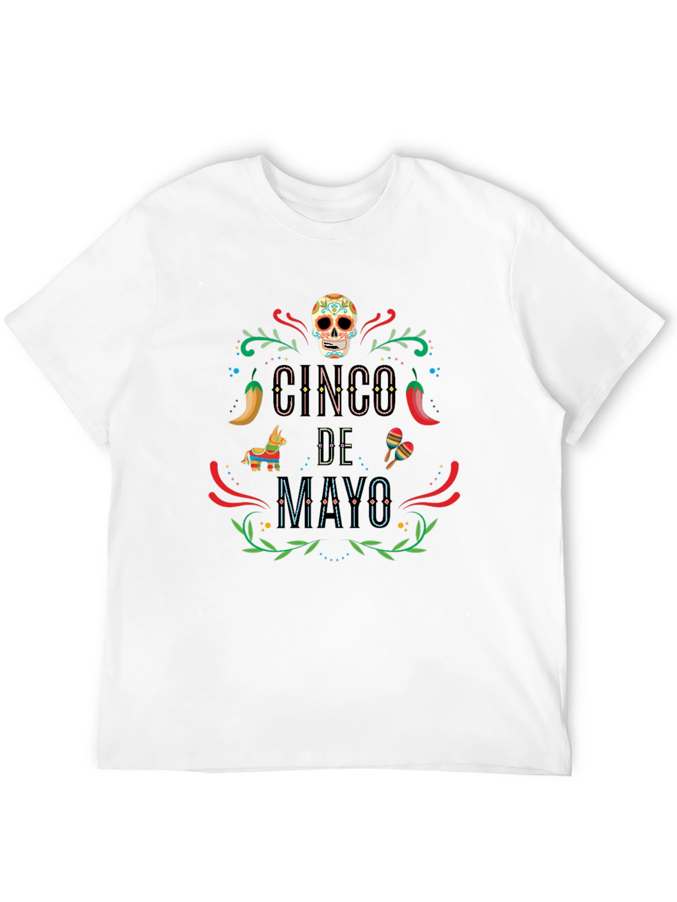 Cinco de Mayo Graphic T-Shirt - Black Tee