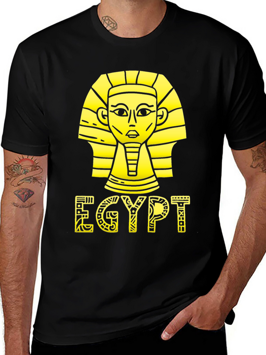 Egypt Graphic Tee - Black Cotton T-Shirt