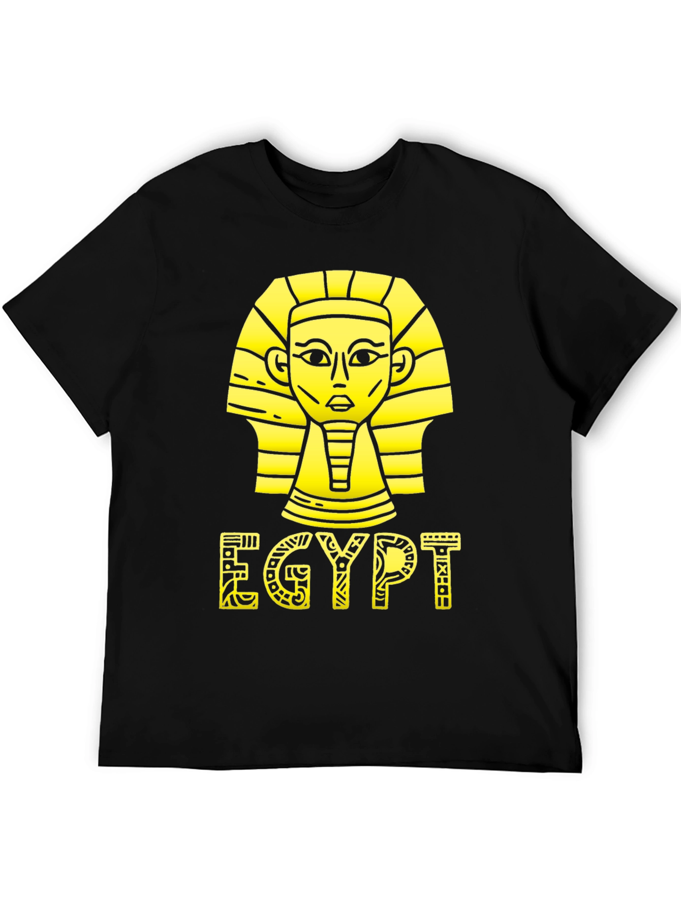 Egypt Graphic Tee - Black Cotton T-Shirt