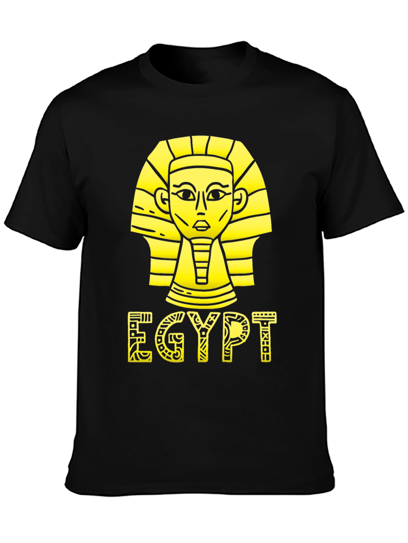 Egypt Graphic Tee - Black Cotton T-Shirt