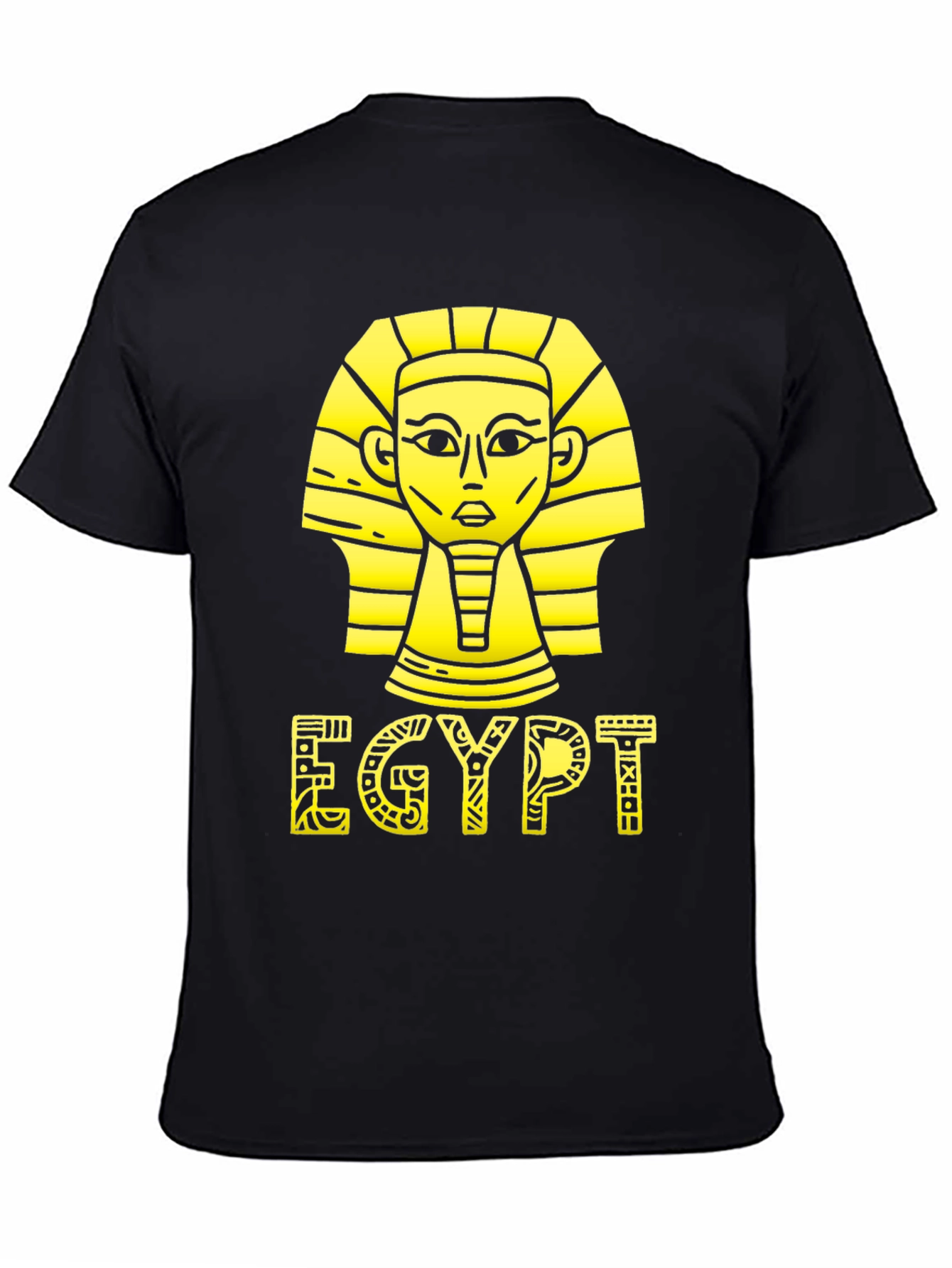 Egypt Graphic Tee - Black Cotton T-Shirt