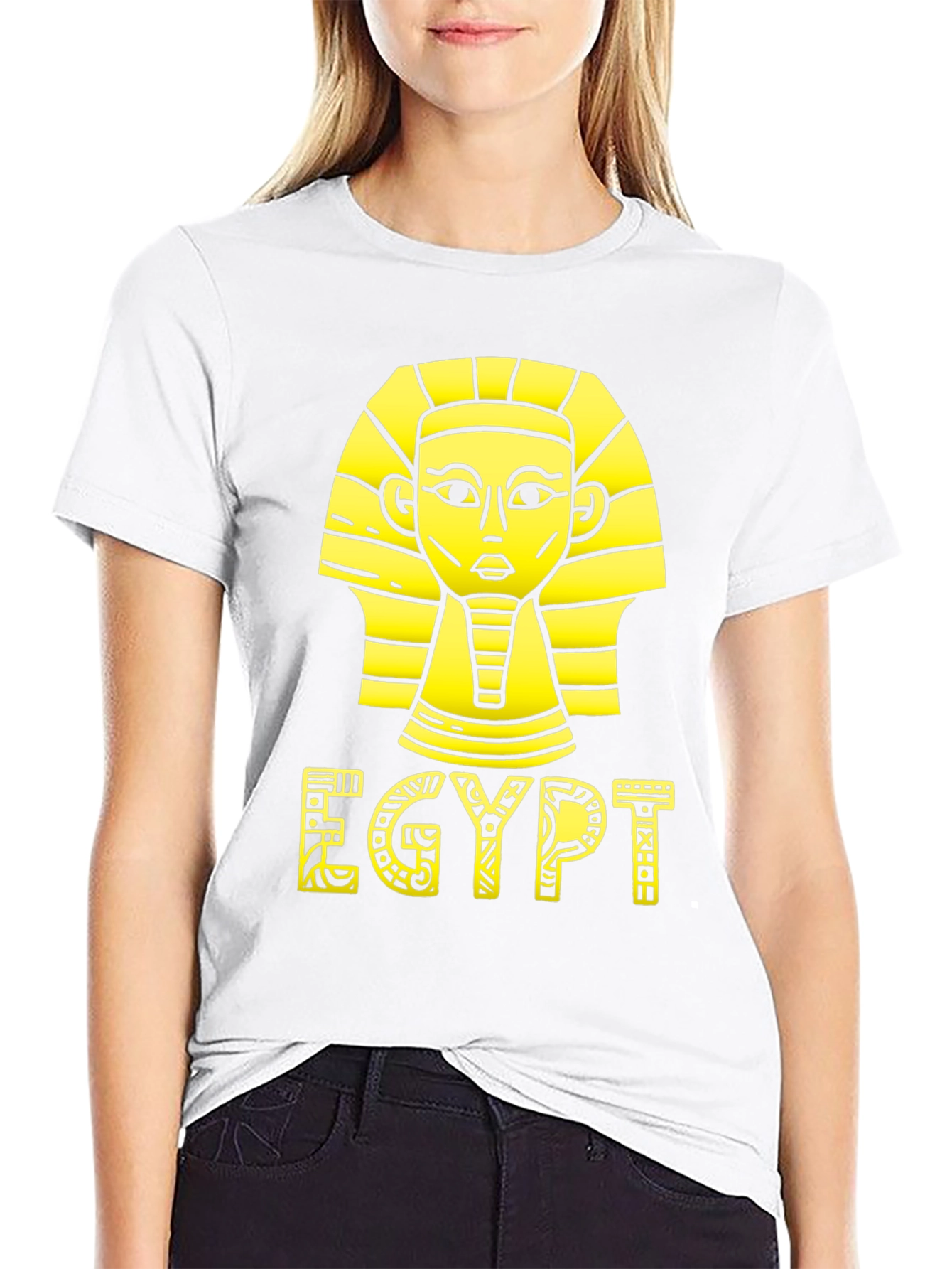Egypt Graphic Tee - Black Cotton T-Shirt