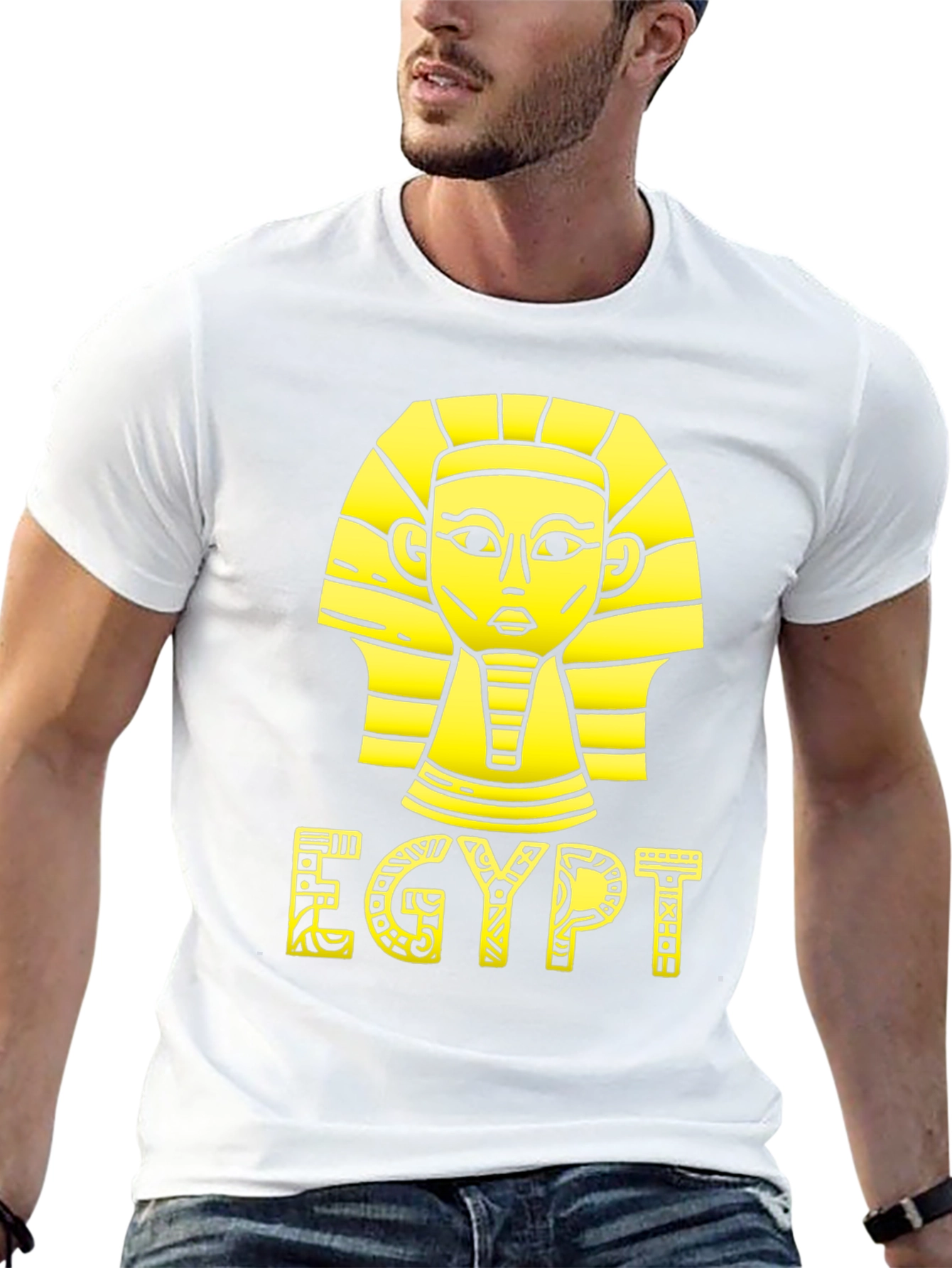 Egypt Graphic Tee - Black Cotton T-Shirt