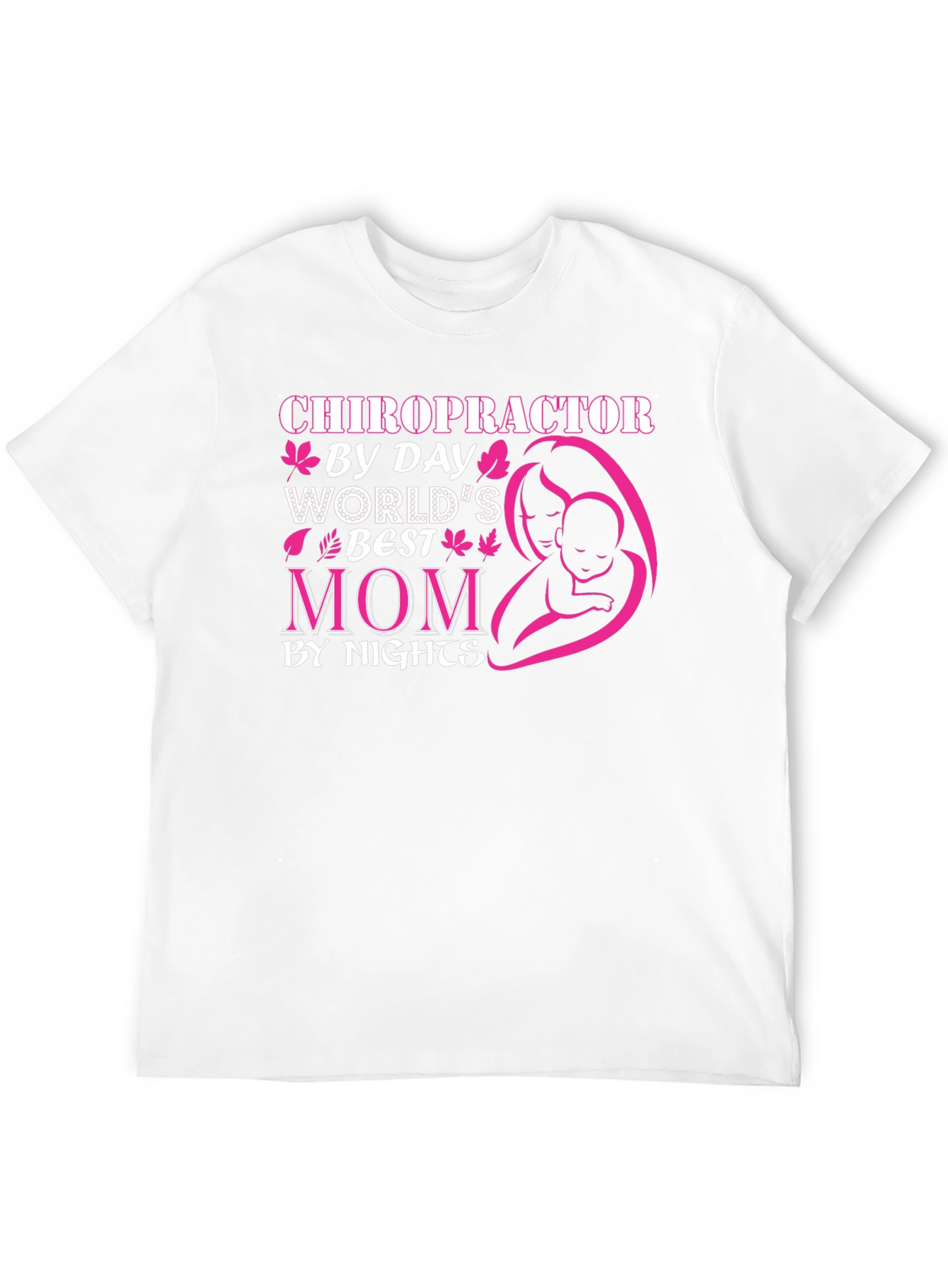 Chiropractor Mom Black T-Shirt