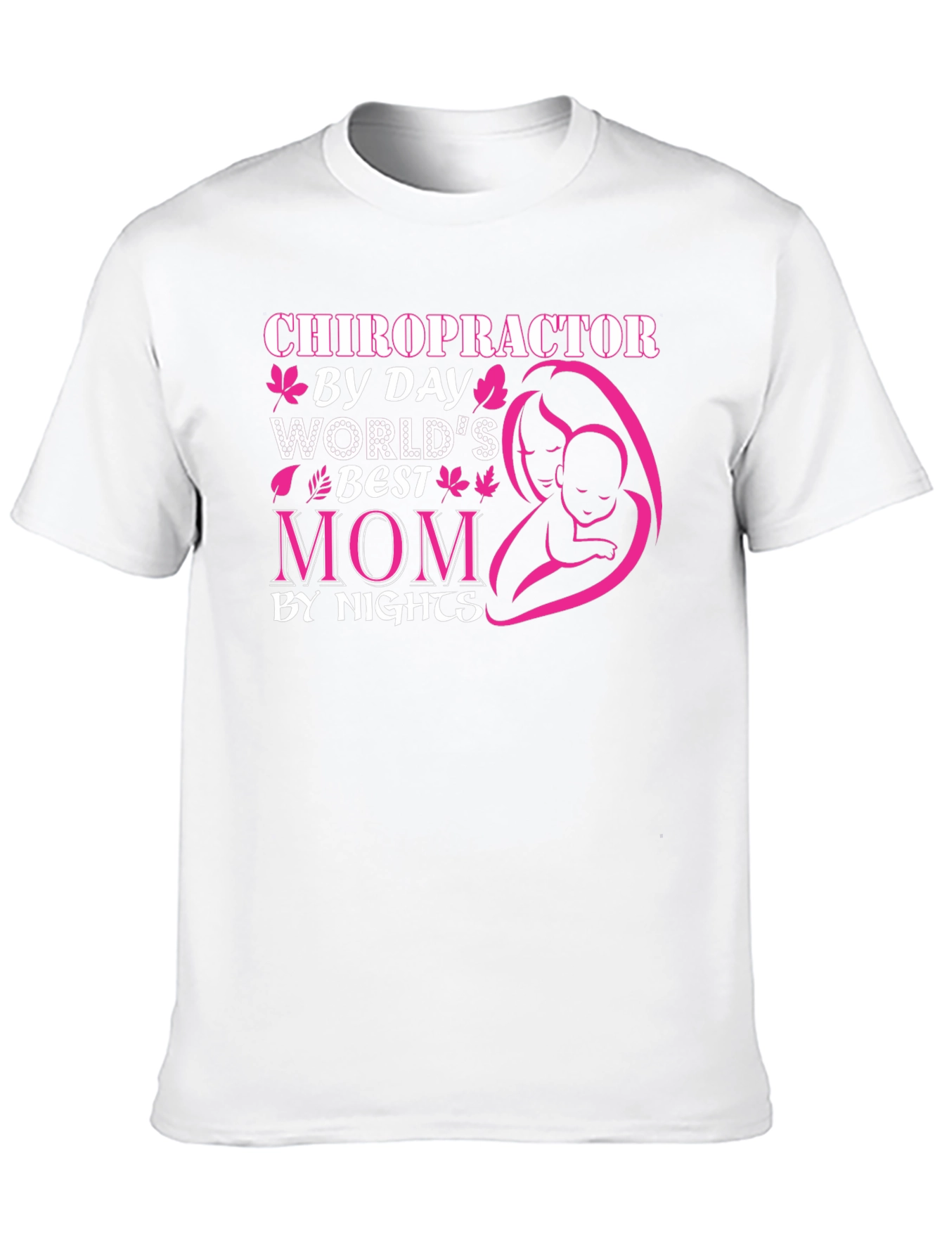 Chiropractor Mom Black T-Shirt