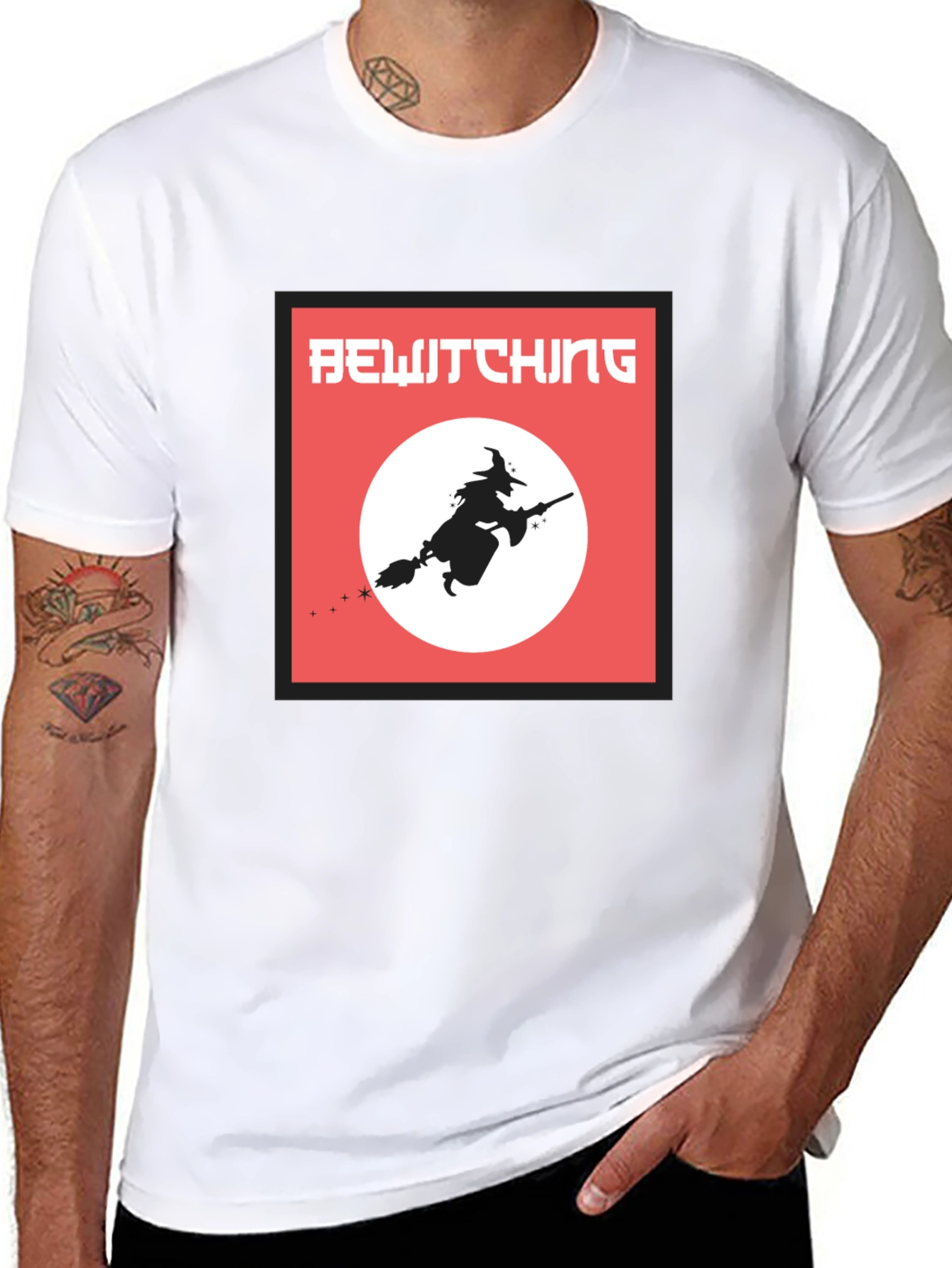Bewitching Witch Halloween Graphic T-Shirt