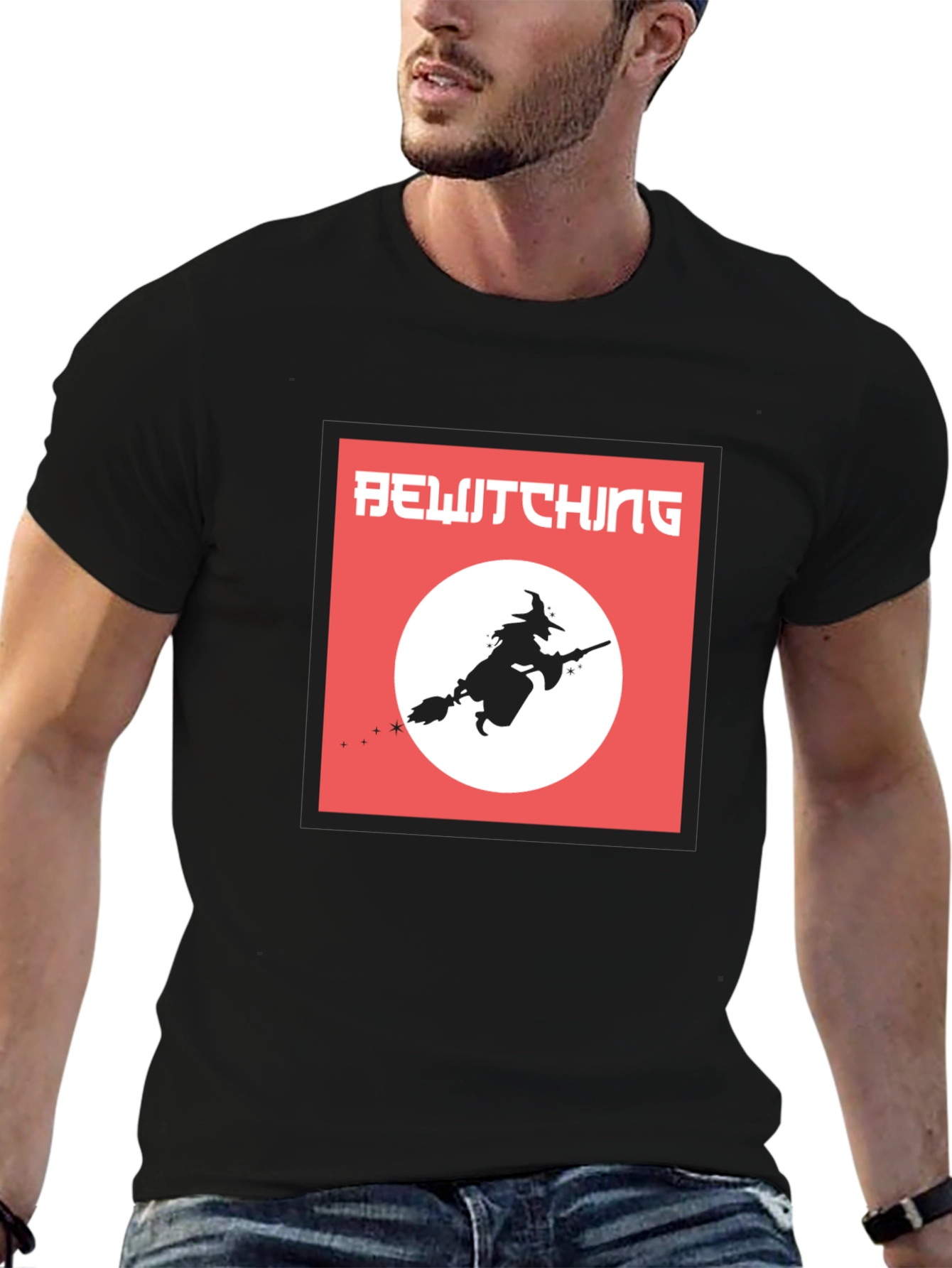 Bewitching Witch Halloween Graphic T-Shirt