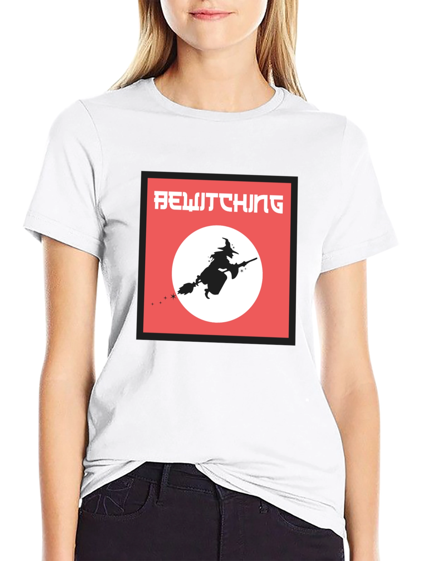 Bewitching Witch Halloween Graphic T-Shirt