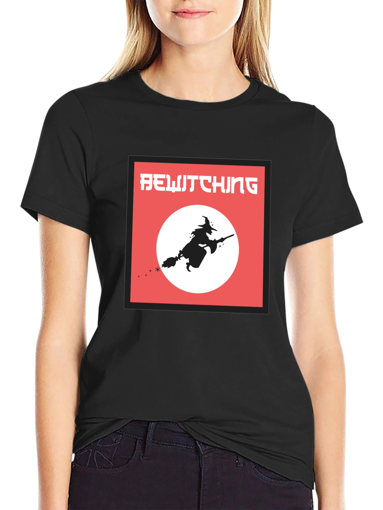 Bewitching Witch Halloween Graphic T-Shirt