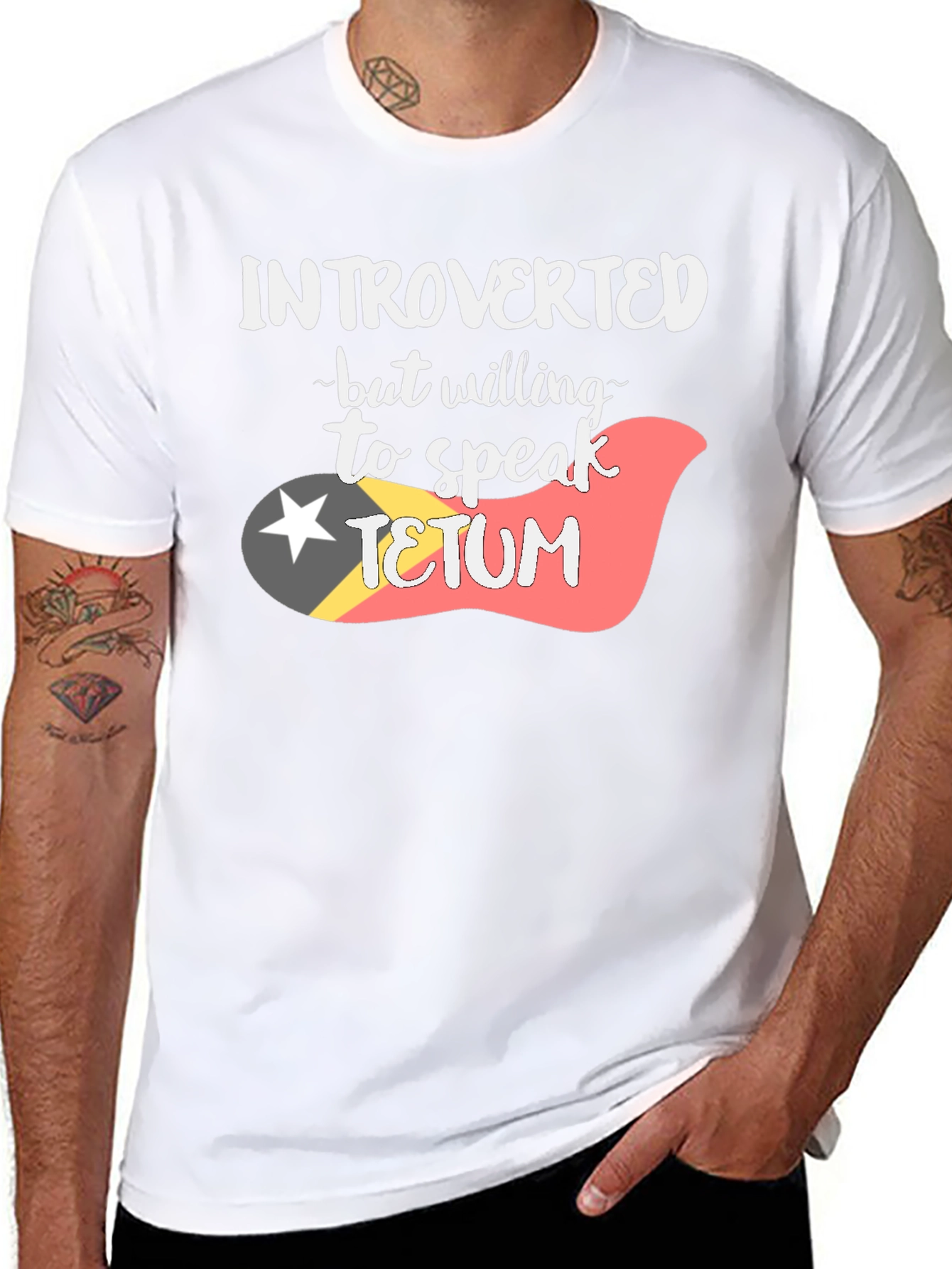 Introverted Tetum Language T-Shirt