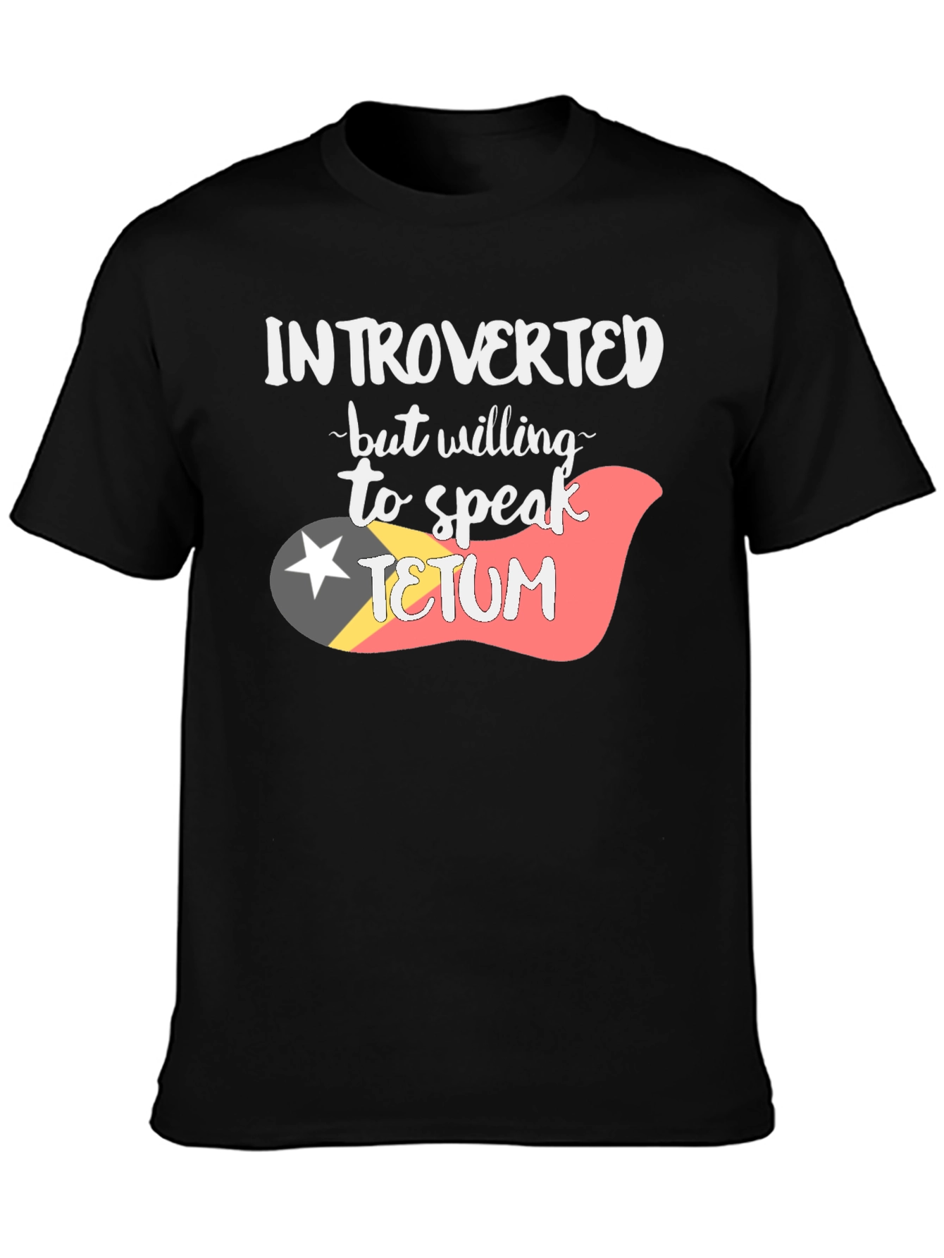 Introverted Tetum Language T-Shirt