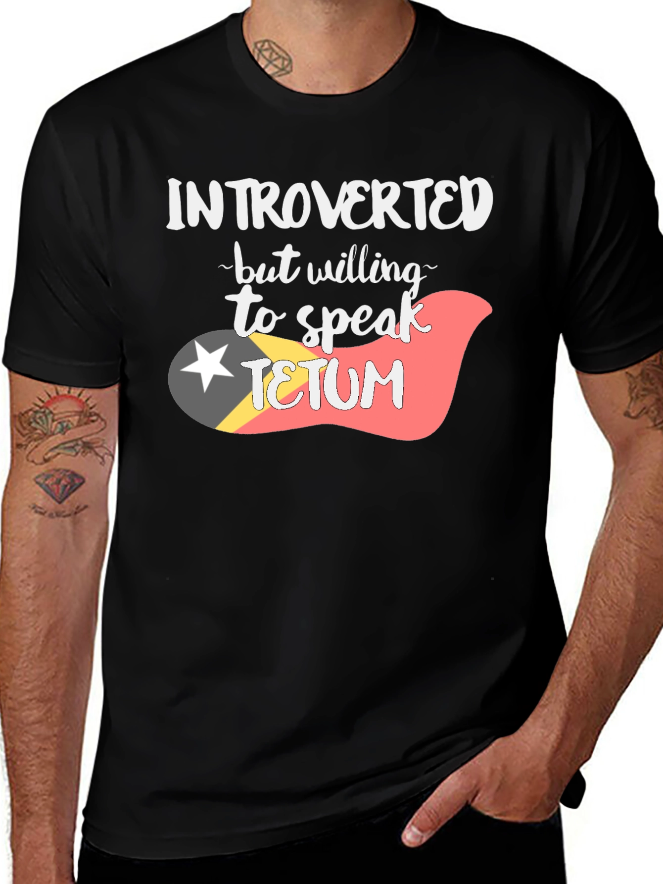 Introverted Tetum Language T-Shirt