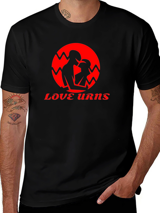 Love Urns Black Graphic T-Shirt