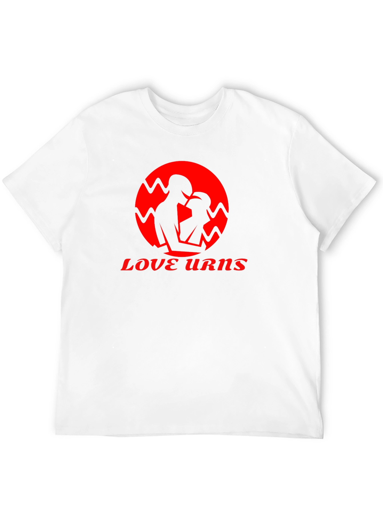 Love Urns Black Graphic T-Shirt