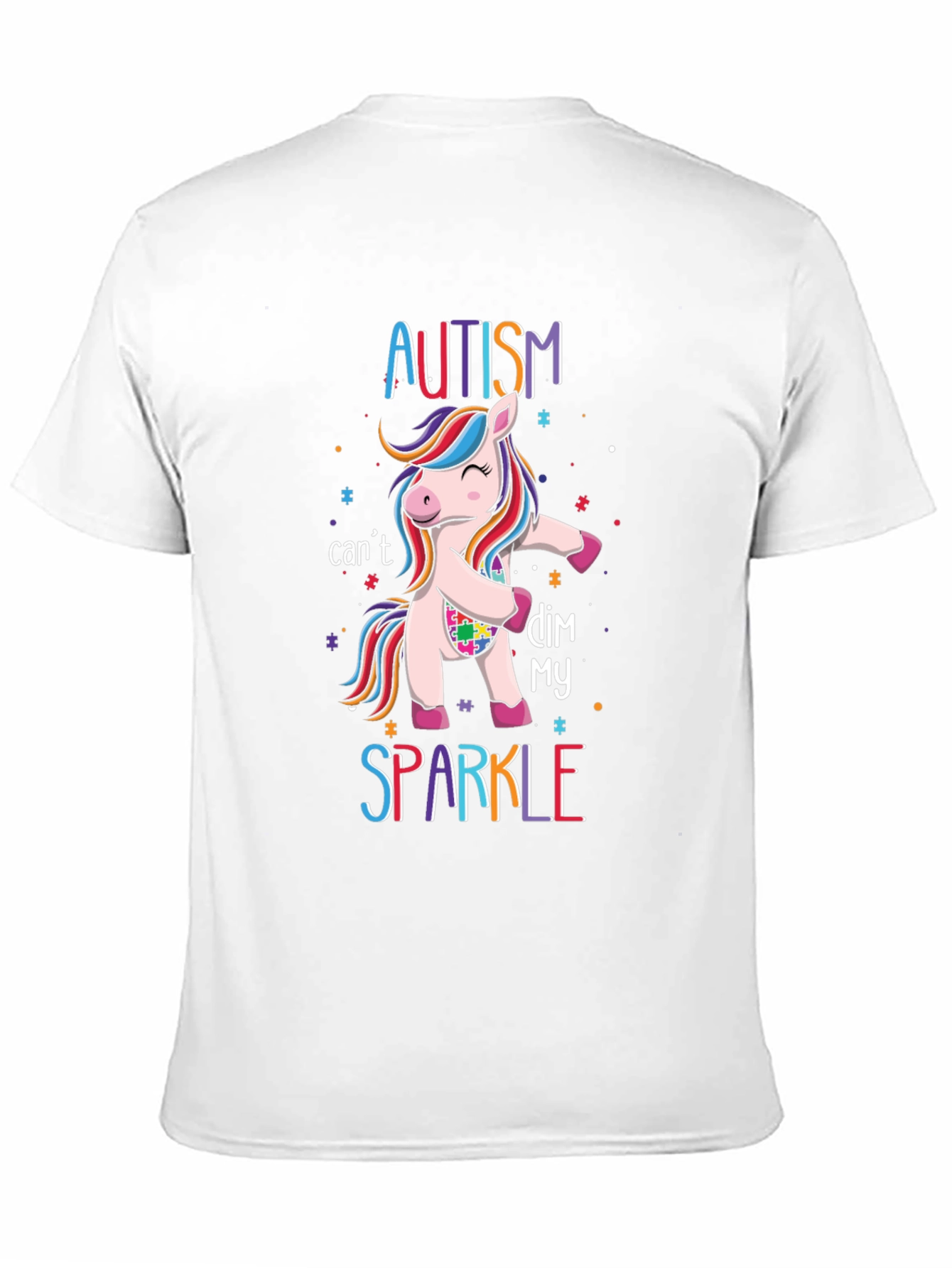 Autism Unicorn Sparkle Tee