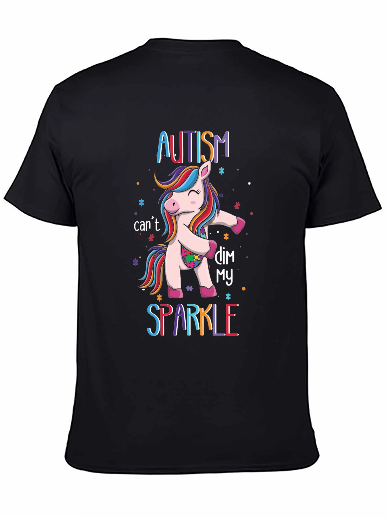 Autism Unicorn Sparkle Tee