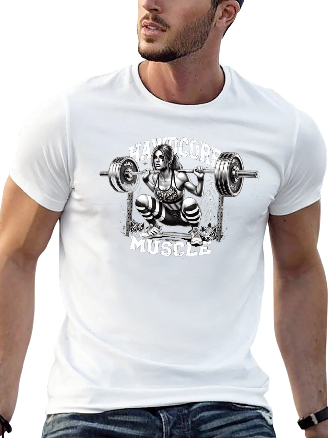 Hardcore Muscle Black T-Shirt