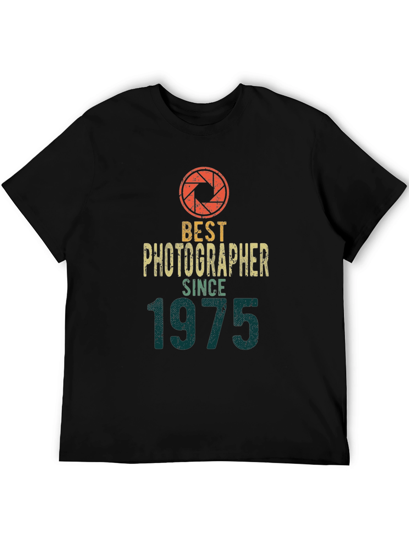 Best Photographer Since 1975 T-Shirt | Vintage Camera Graphic Tee | Photographer Gift Shirt | Retro Photography Tee | Free Shipping $50+