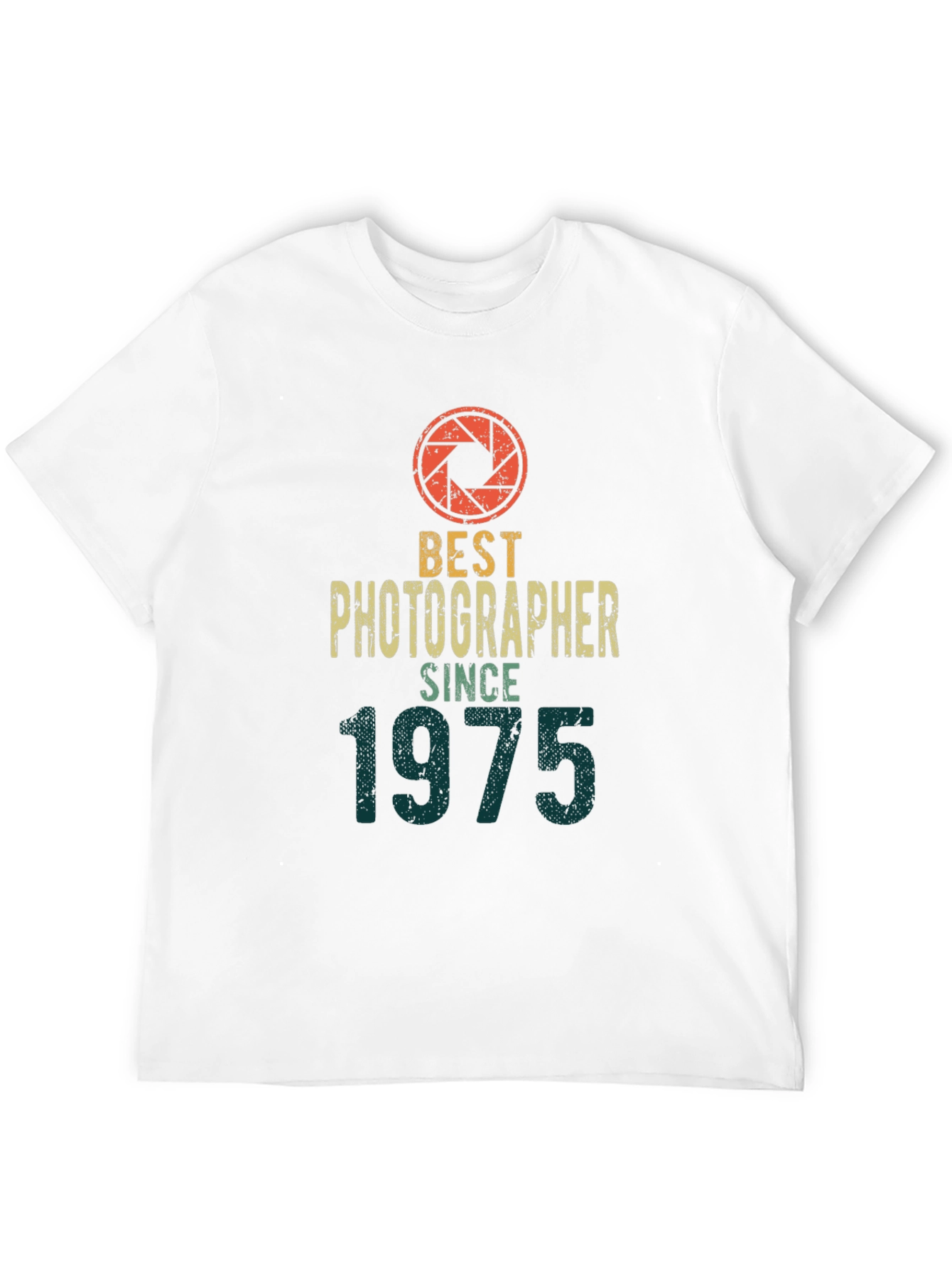 Best Photographer Since 1975 T-Shirt | Vintage Camera Graphic Tee | Photographer Gift Shirt | Retro Photography Tee | Free Shipping $50+
