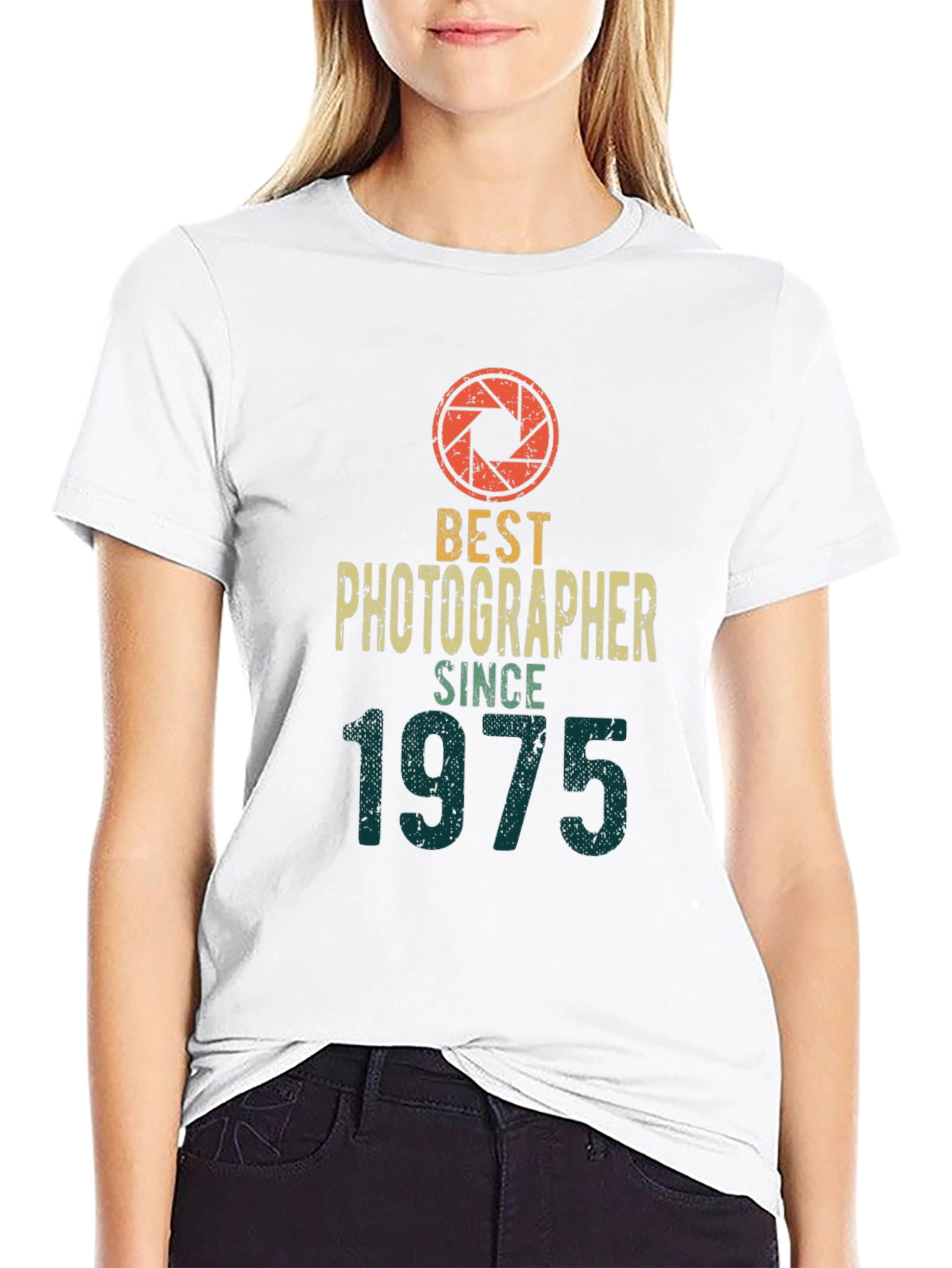 Best Photographer Since 1975 T-Shirt | Vintage Camera Graphic Tee | Photographer Gift Shirt | Retro Photography Tee | Free Shipping $50+