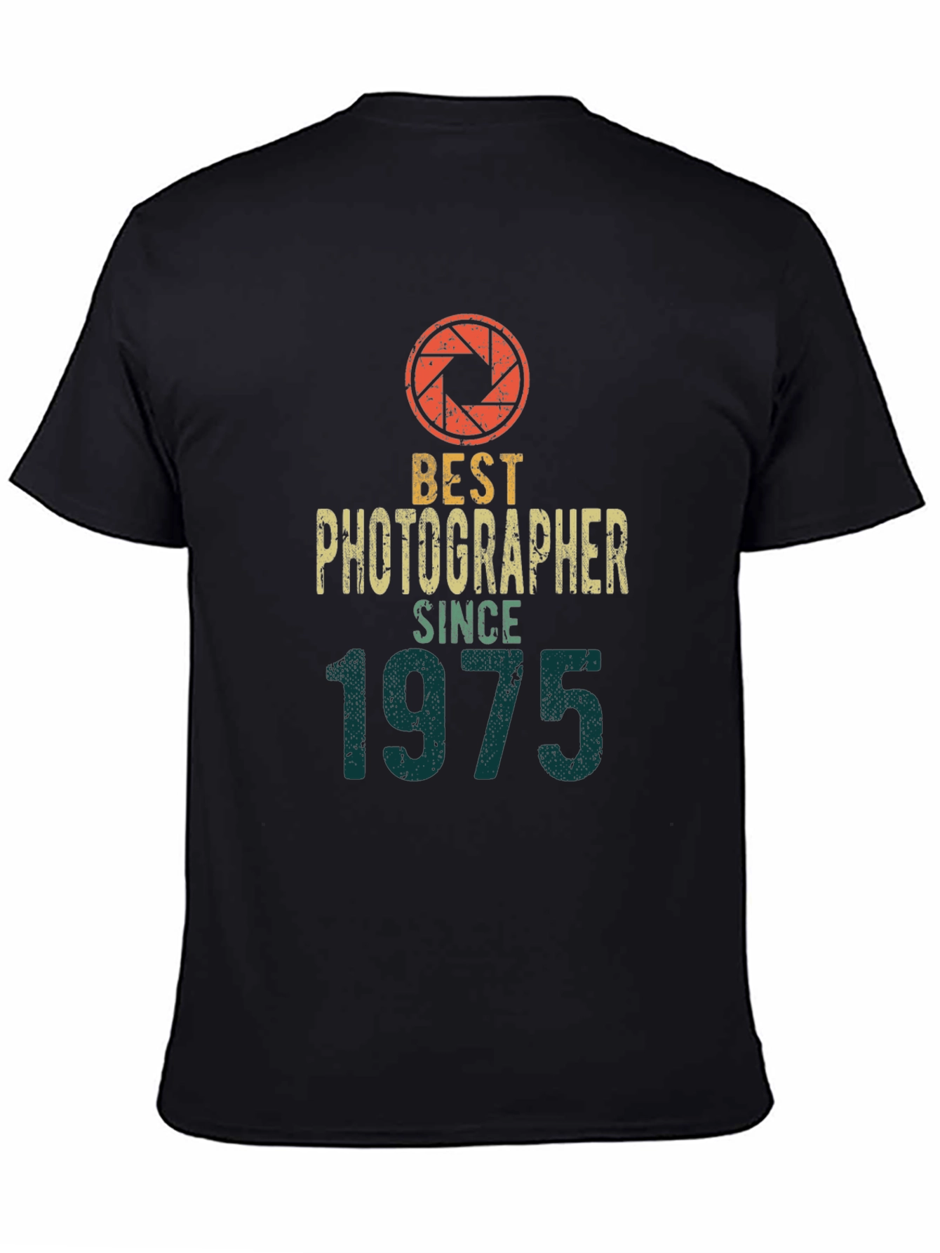 Best Photographer Since 1975 T-Shirt | Vintage Camera Graphic Tee | Photographer Gift Shirt | Retro Photography Tee | Free Shipping $50+
