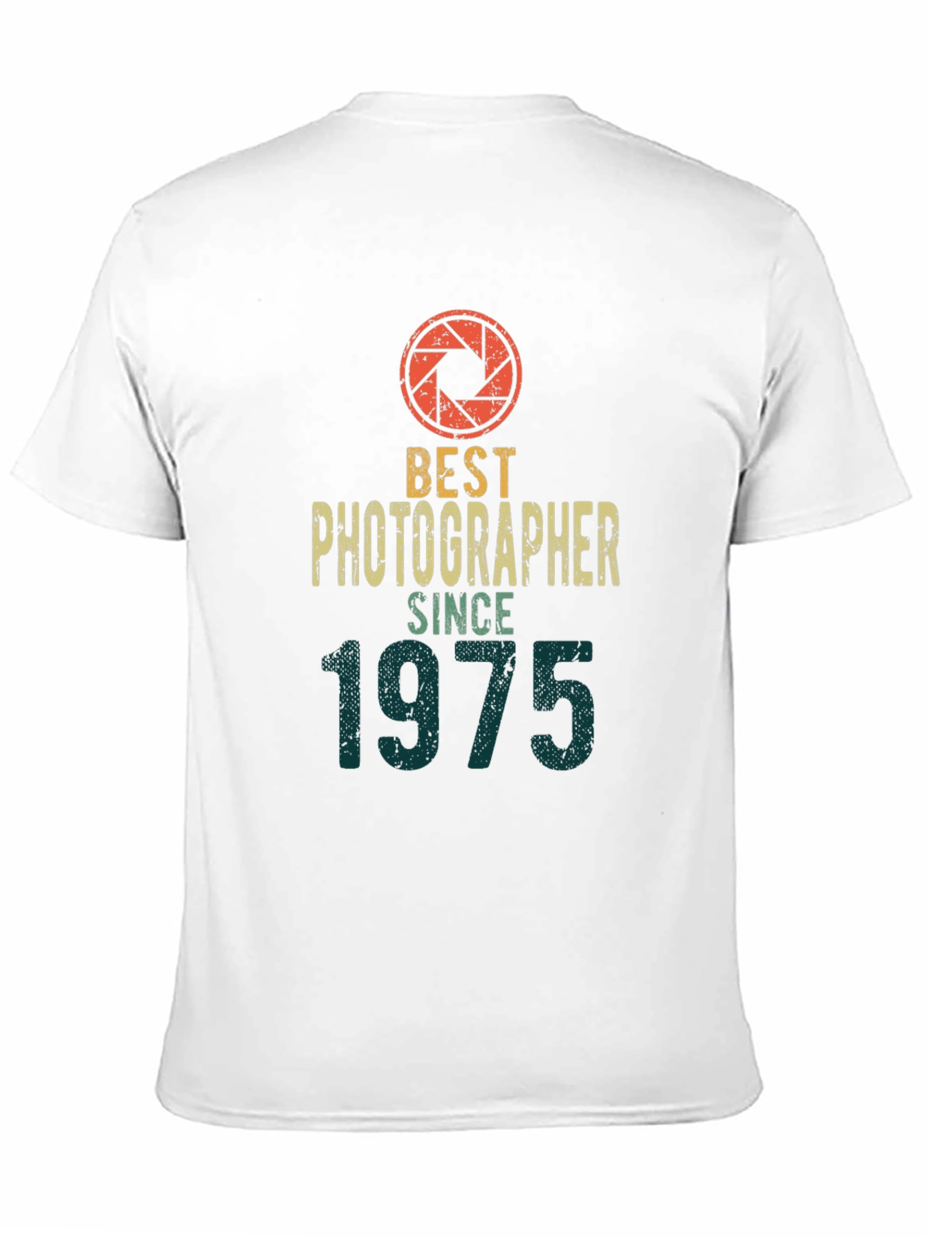 Best Photographer Since 1975 T-Shirt | Vintage Camera Graphic Tee | Photographer Gift Shirt | Retro Photography Tee | Free Shipping $50+