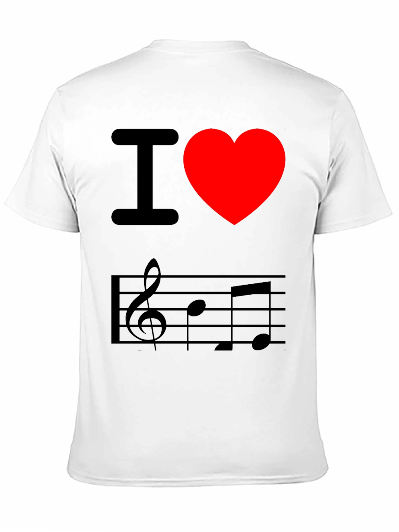 I Love Music Graphic T-Shirt
