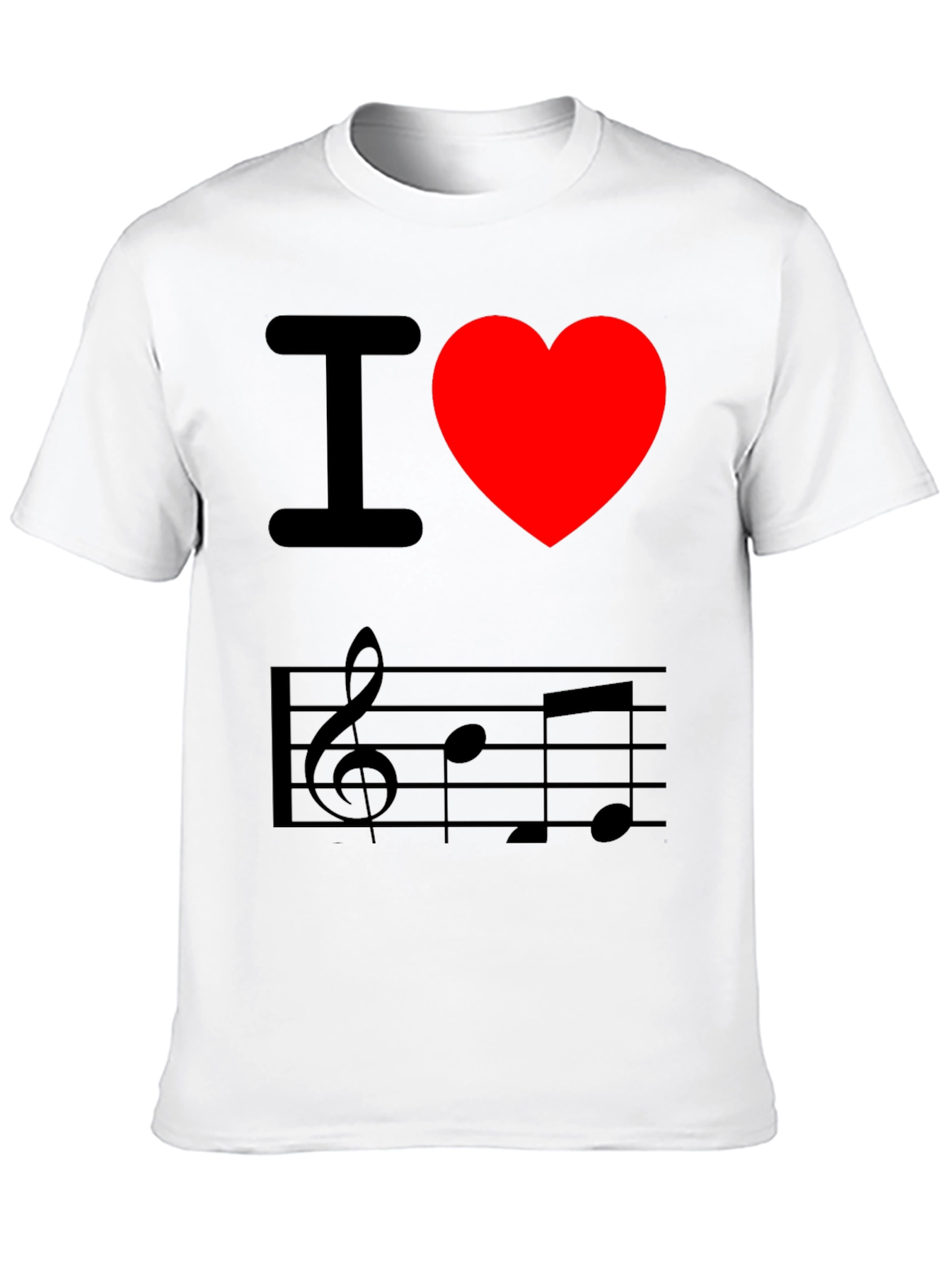 I Love Music Graphic T-Shirt