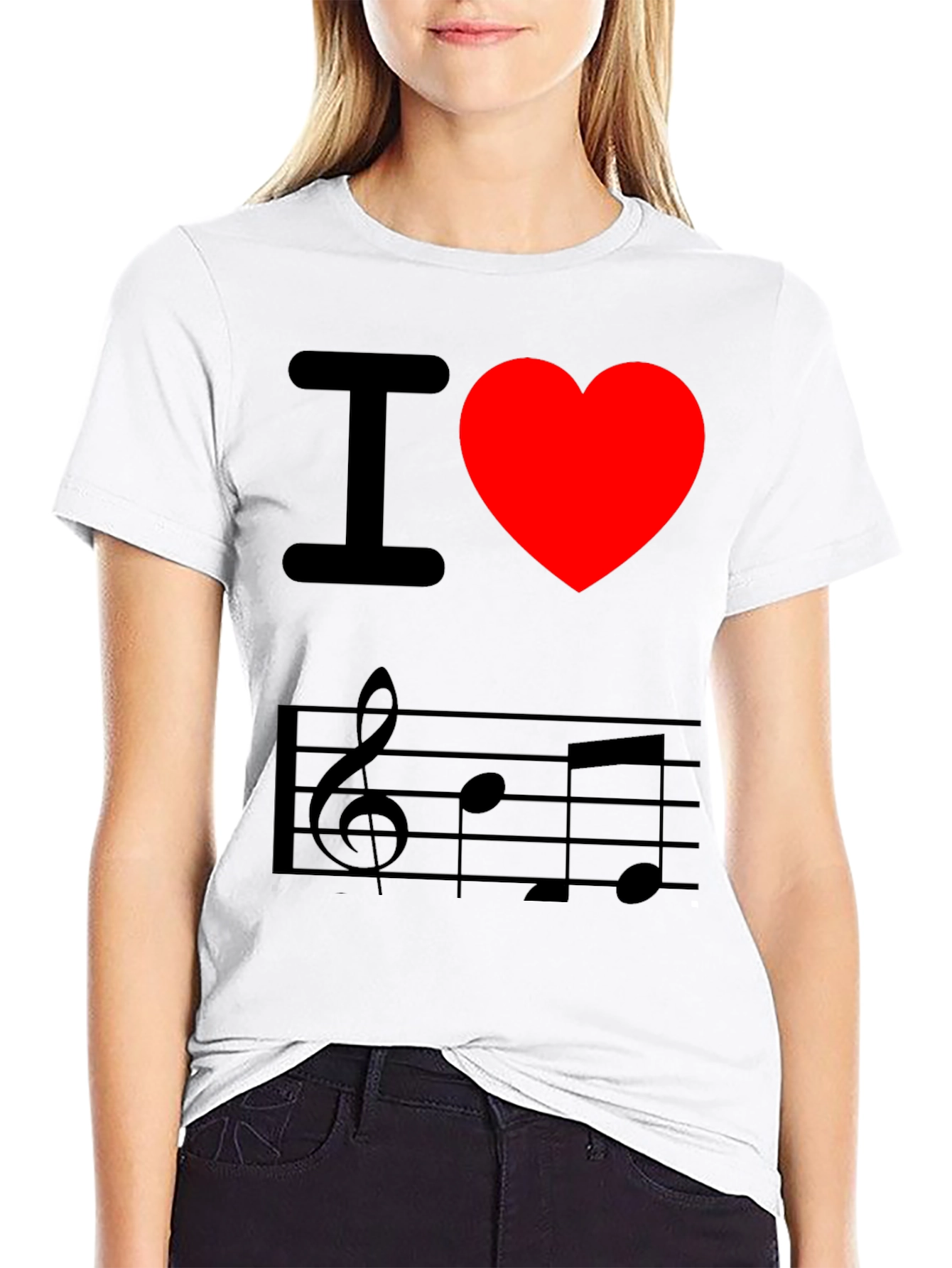 I Love Music Graphic T-Shirt