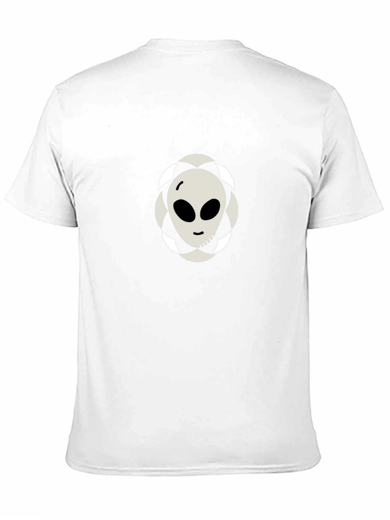Alien Graphic Tee - Black Cotton Blend Shirt