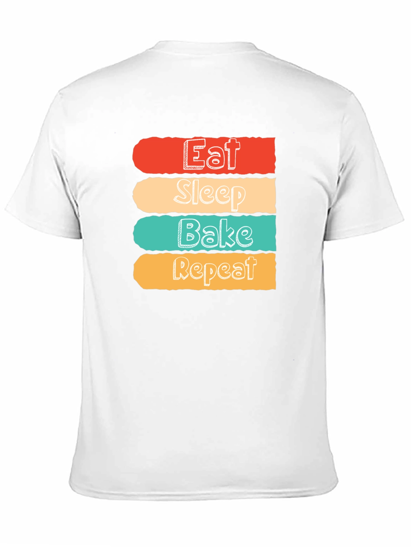 Eat Sleep Bake Repeat Graphic T-Shirt