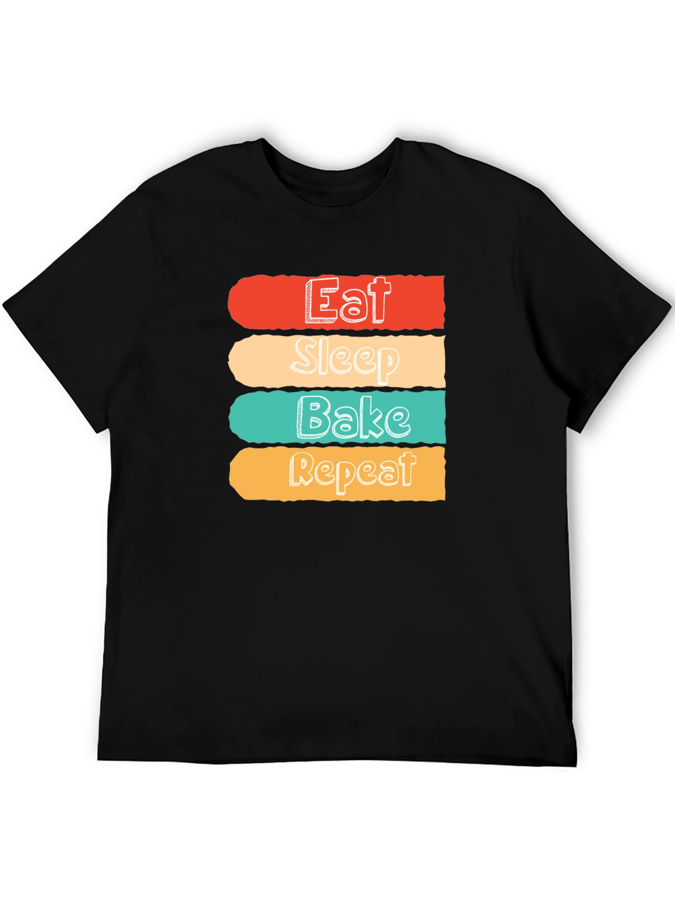 Eat Sleep Bake Repeat Graphic T-Shirt