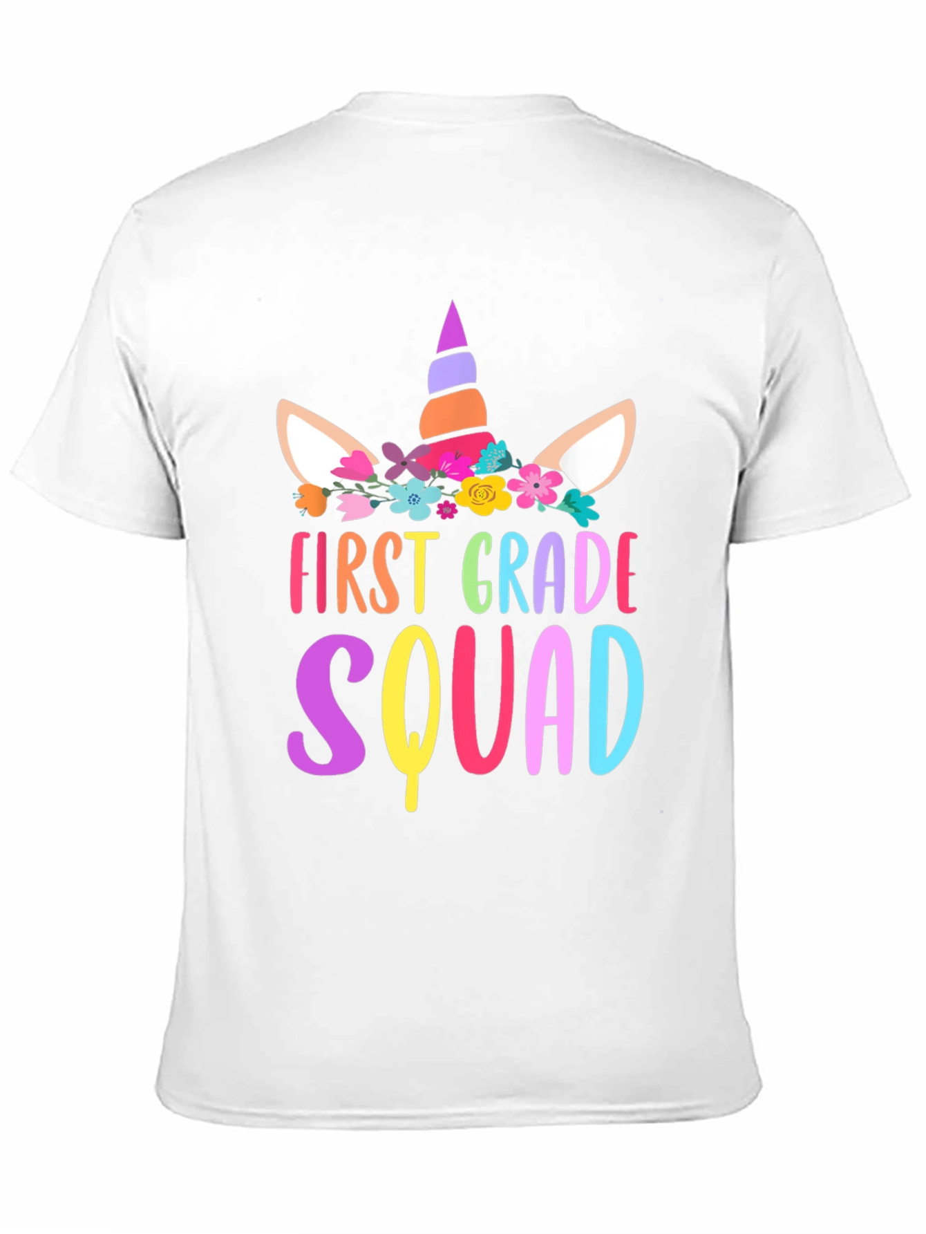 First Grade Squad Unicorn Graphic T-Shirt