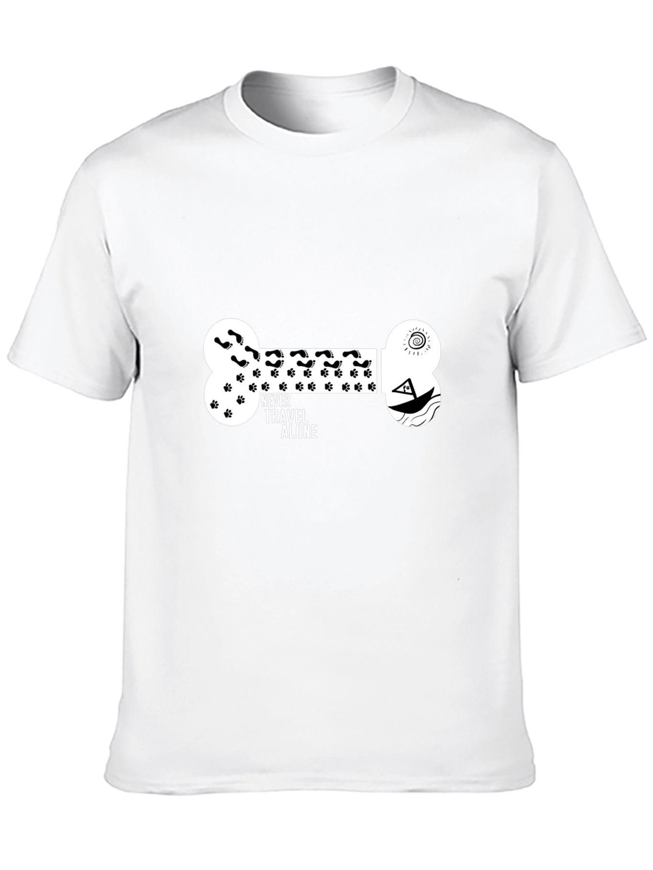Never Travel Alone Graphic Tee