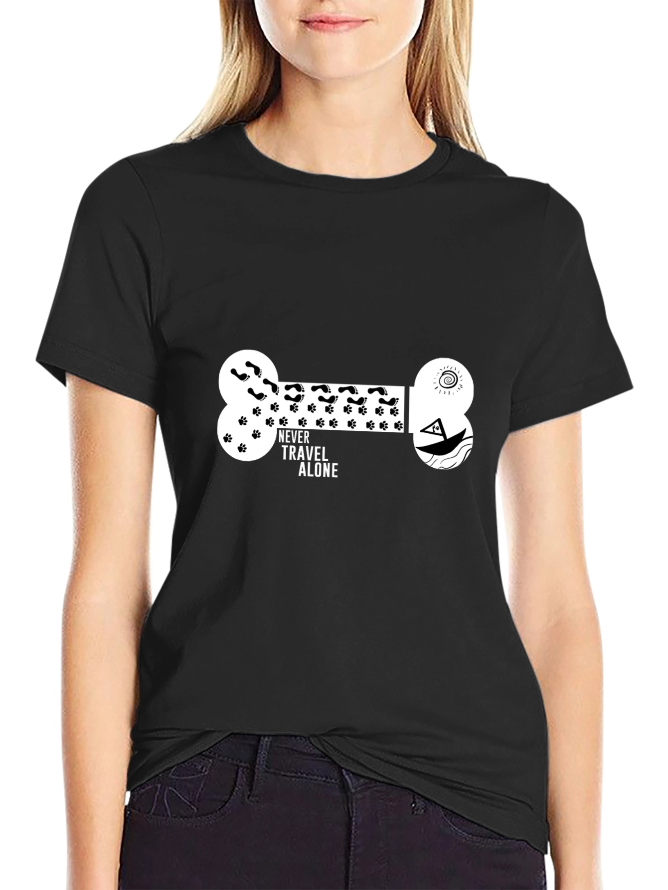 Never Travel Alone Graphic Tee