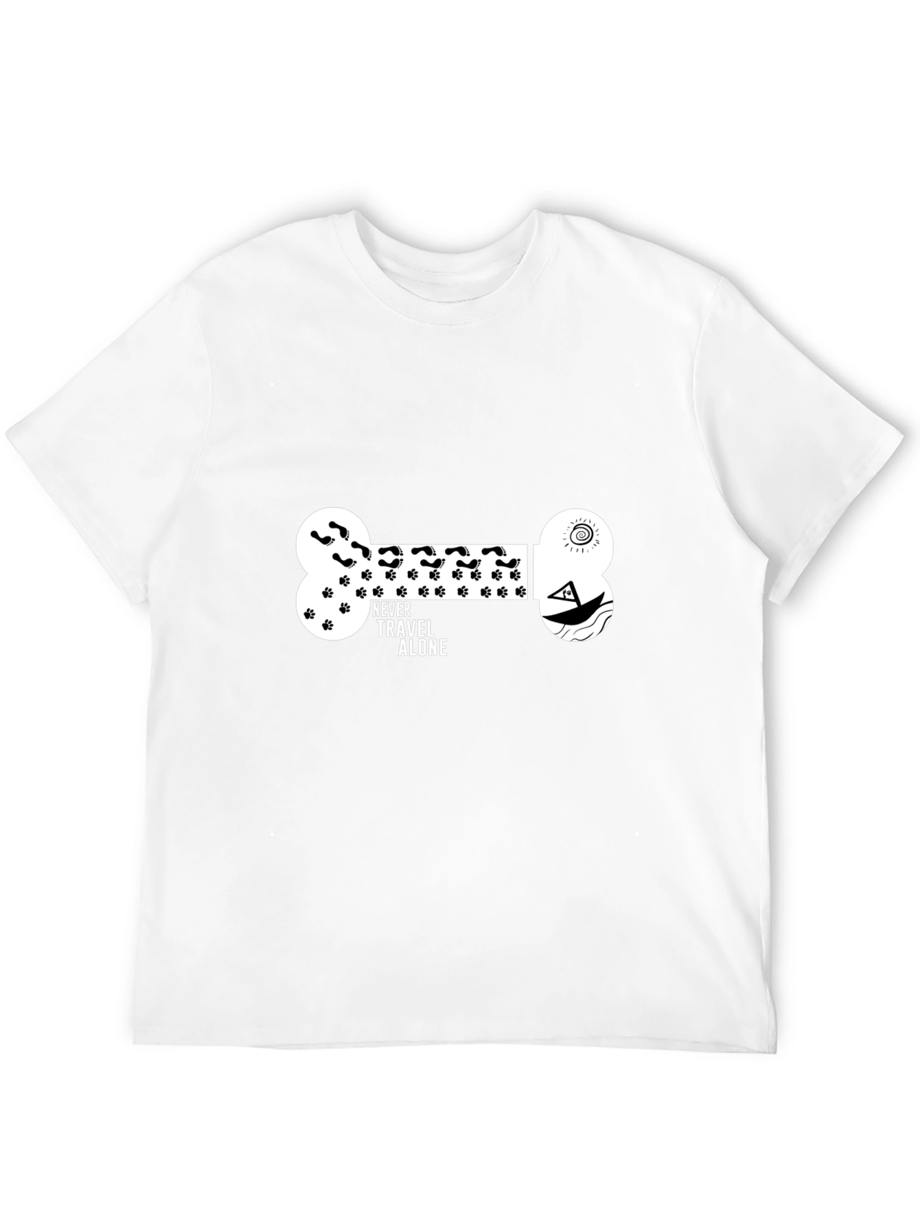 Never Travel Alone Graphic Tee
