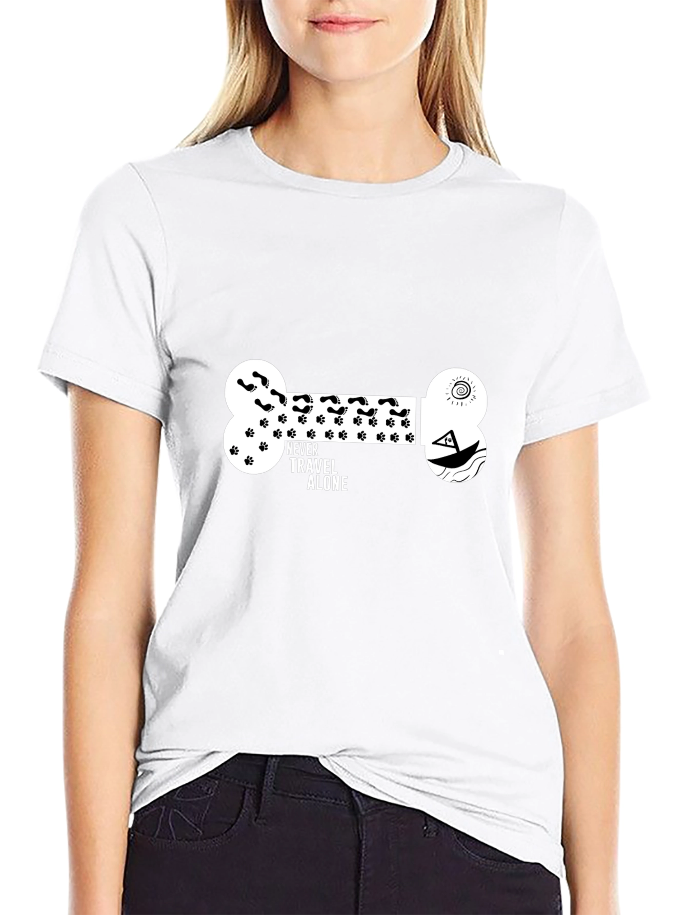 Never Travel Alone Graphic Tee
