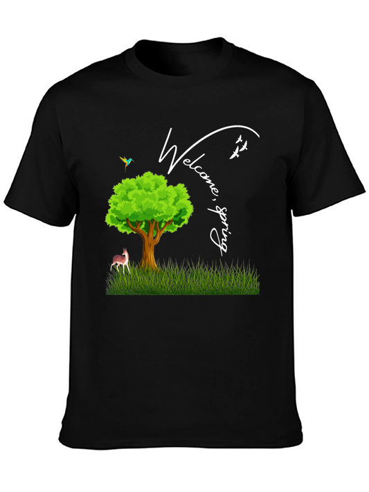 Welcome Spring Graphic T-Shirt