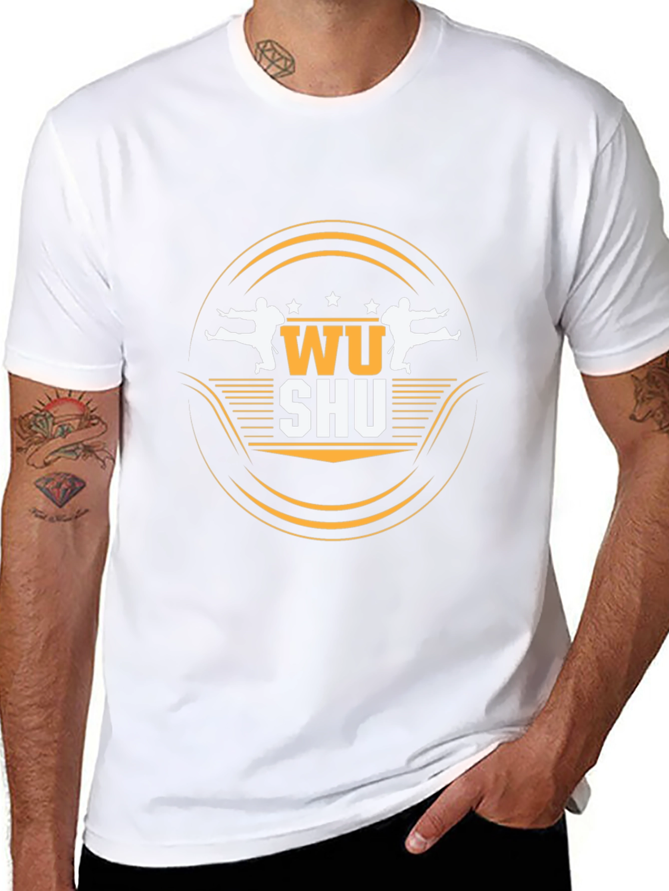 Wushu Martial Arts Graphic T-Shirt