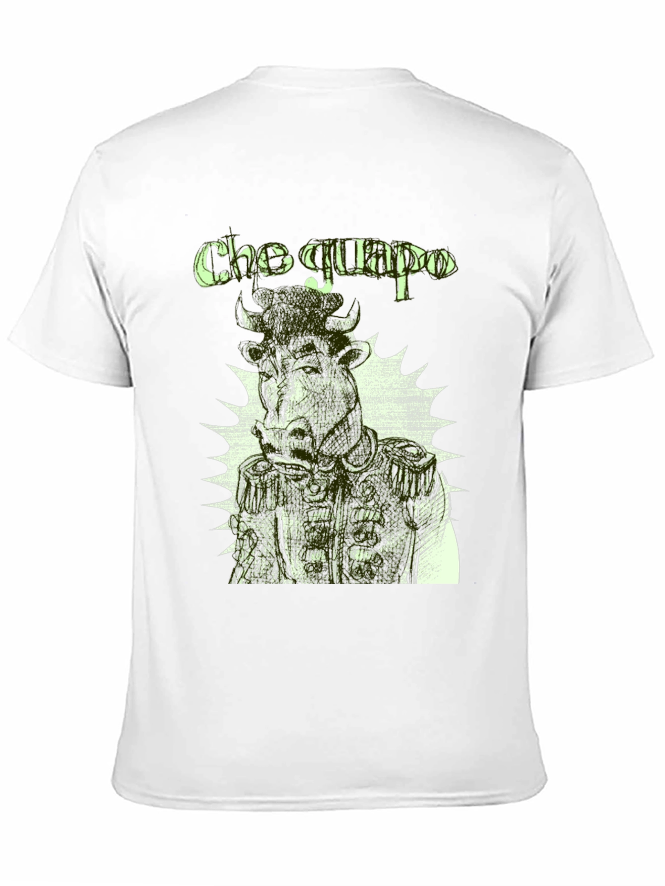 Cho Guapo Graphic Tee - Black Cotton T-Shirt