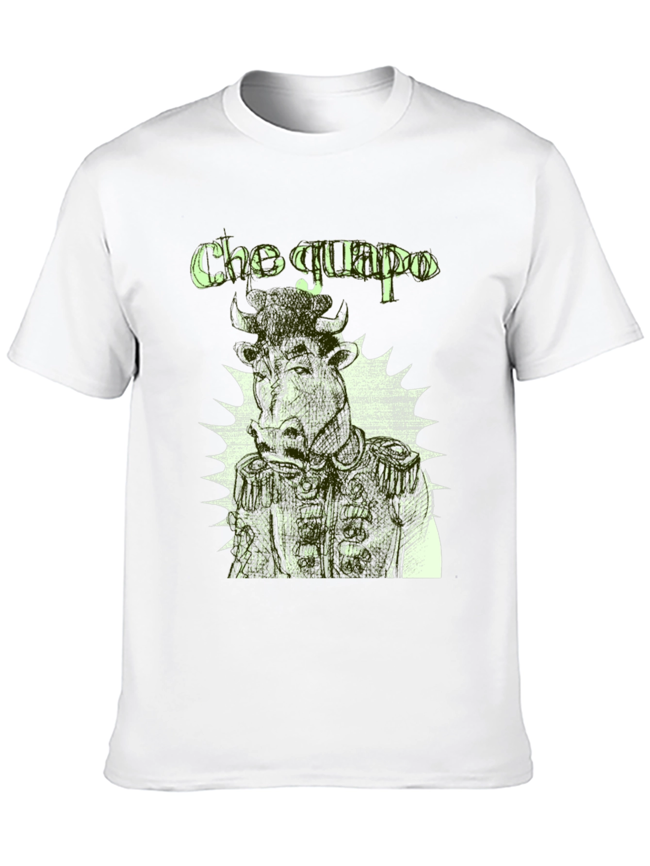 Cho Guapo Graphic Tee - Black Cotton T-Shirt