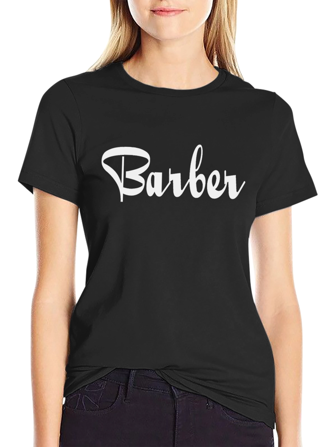 Barber Graphic Tee - Stylish Hairdresser Apparel