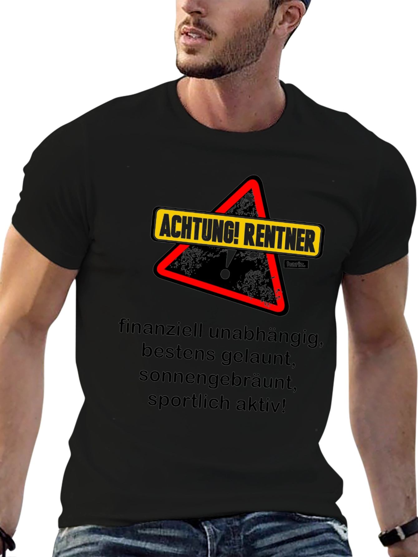 Achtung Rentner Graphic T-Shirt
