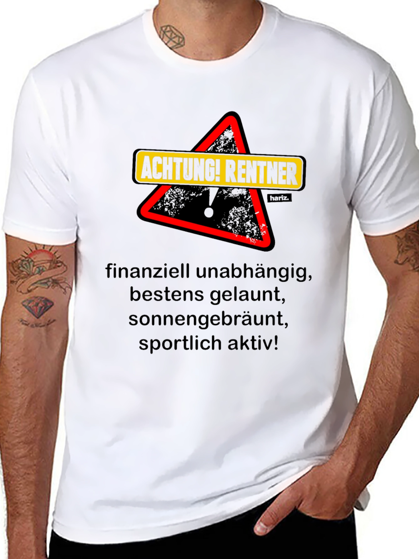 Achtung Rentner Graphic T-Shirt