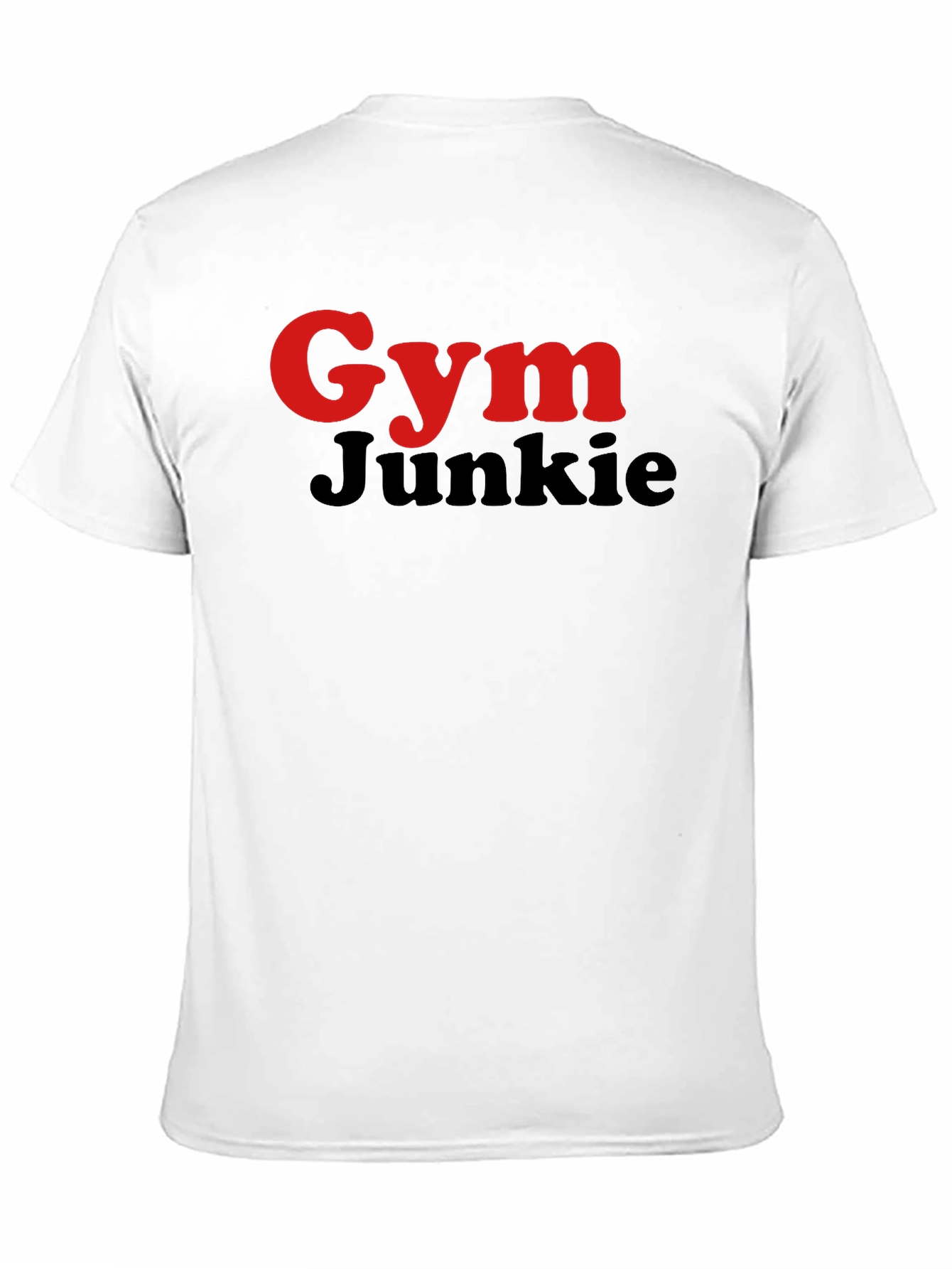 Gym Junkie T-Shirt - Red & Black