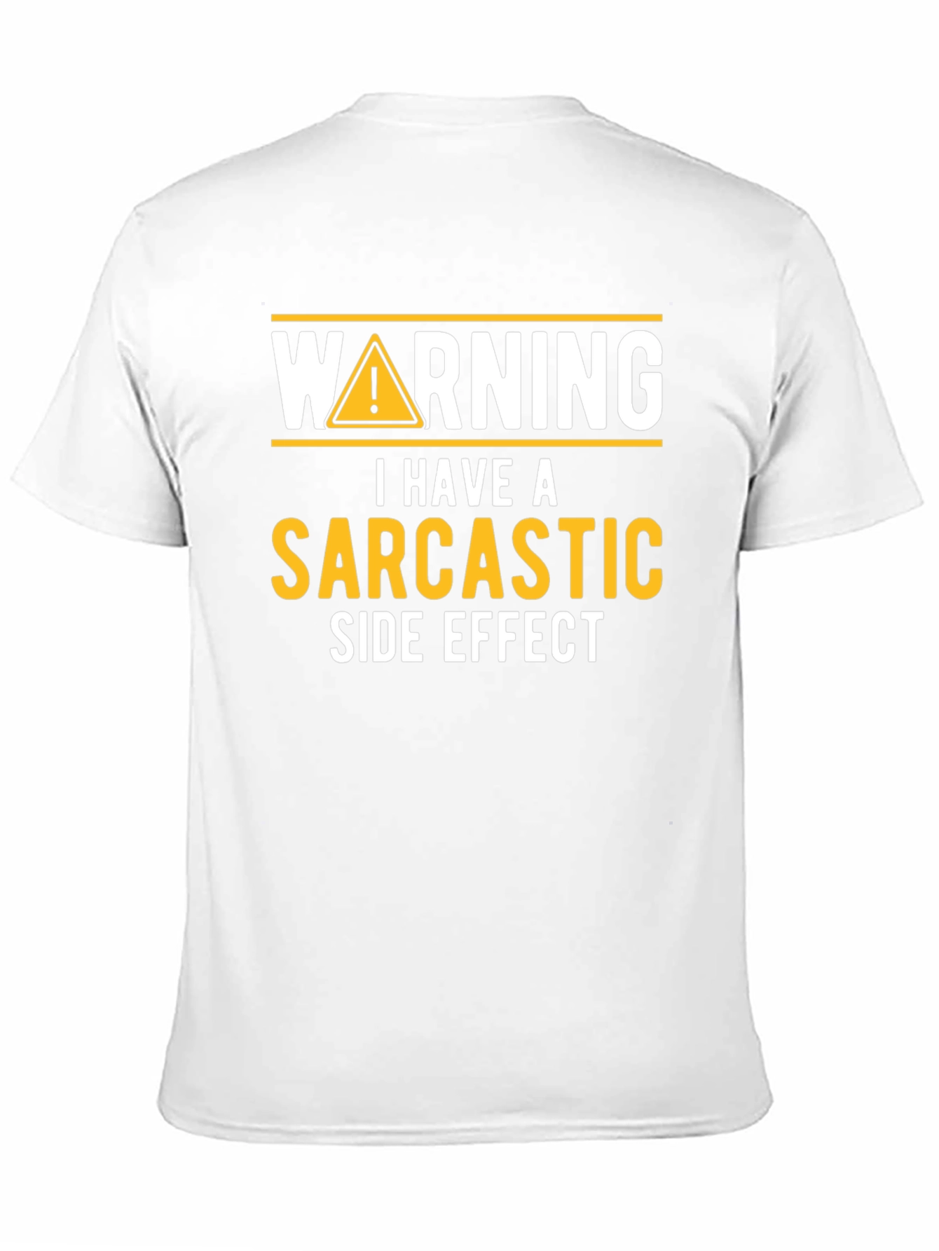 Sarcastic Side Effect Novelty Graphic Tee