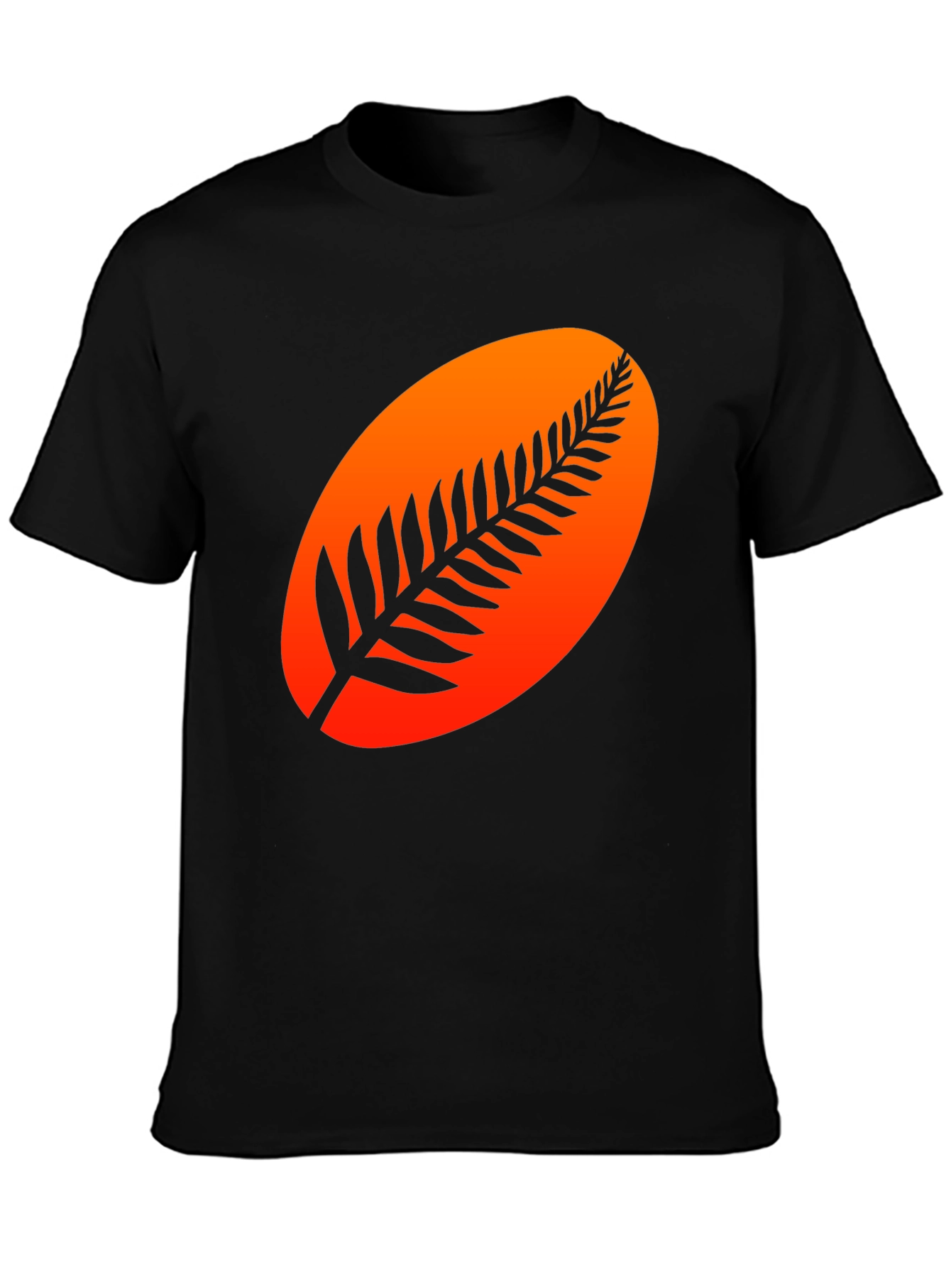 Stylish Black T-Shirt with Graphic Design