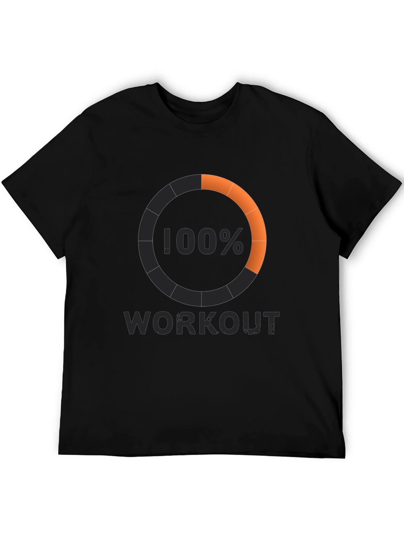 100% Workout Black T-Shirt