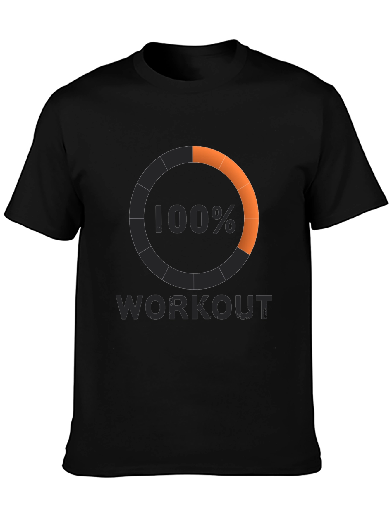 100% Workout Black T-Shirt